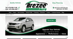Desktop Screenshot of brezeeauto.com